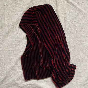 Vintage  - Grandes écharpes et châles (Noir, Rouge)
