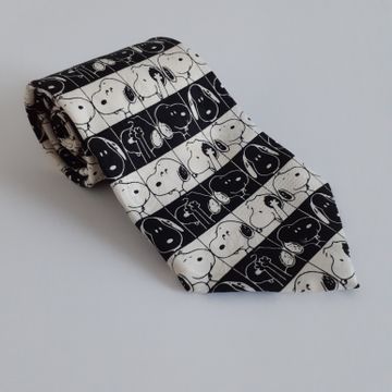 Snoopy - Ties & Pocket squares (White, Black)