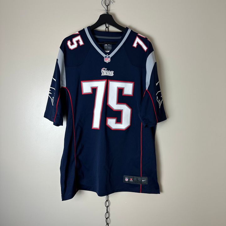 NFL Vince Wilfork 75 New England Patriots Jersey  New england patriots,  New england patriots football, Jersey