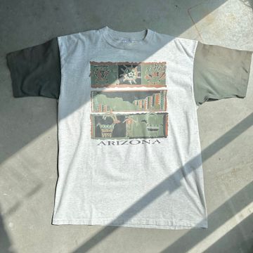 Prairie mountain  - Short sleeved T-shirts (Brown, Grey)