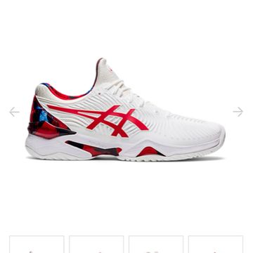ASICS - Trainers (White, Red)