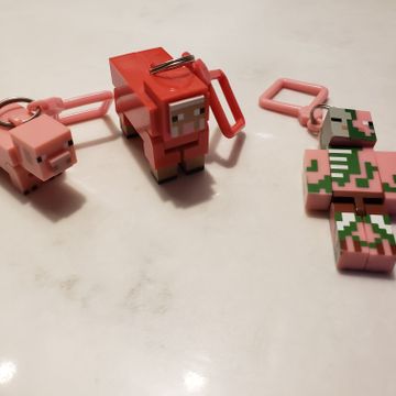 Minecraft - Figurines (Rose, Rouge)