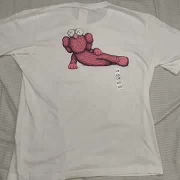 Uniqlo - Short sleeved T-shirts (White, Pink)