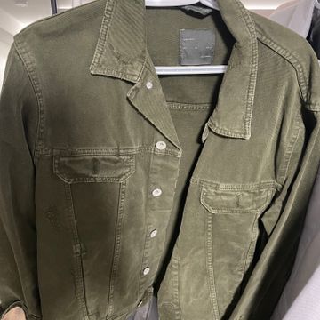 Zara - Vestes en jean (Vert)