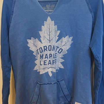 Toronto Maple Leafs Hoodie 3D Logo Blue Maple Leafs Gift - Personalized  Gifts: Family, Sports, Occasions, Trending