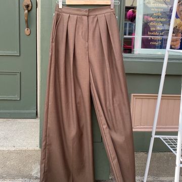 Oak and Fort - Wide-legged pants (Brown)