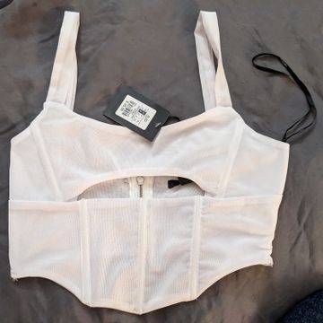 Forever 21 - Tops courts (Blanc)