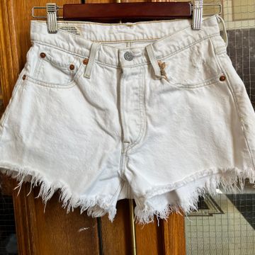 Levis - Jean shorts (White, Blue)