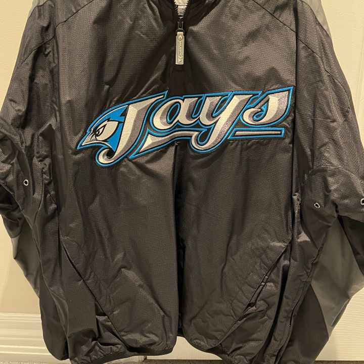 Majestic, Jackets & Coats, Majestic Toronto Blue Jays Sweater Jacket Size  S