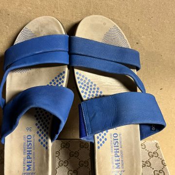 MEPHISTO  - Chaussures plates (Bleu)