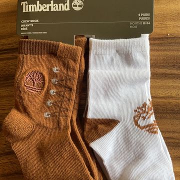 Timberland  - Socks & Thights (White, Brown)