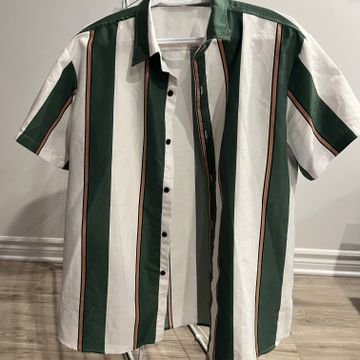 Shein  - Button down shirts (White, Green, Orange)