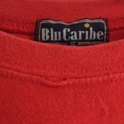 New: Blu Caribe Che Guevara Unisex Cotton T-Shirt, Red/Black, Size XL