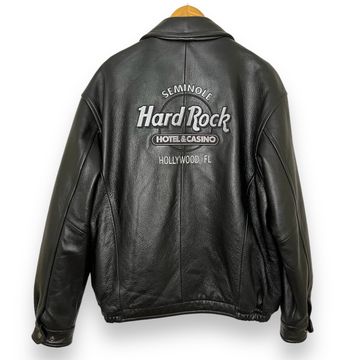 Hard Rock Cafe - Vestes en cuir (Blanc, Noir, Gris)