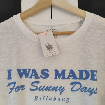 Billabong - T-shirts (White, Blue)