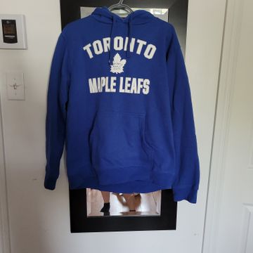 Women's NHL Edmonton Oilers Fanatics Branded Cacaphony Athena Short Sleeve  Shirt- Blue/Orange - Sports Closet