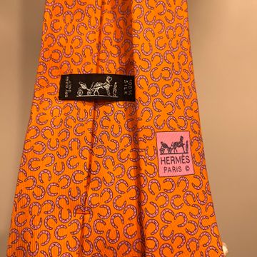 Hermes - Cravates & pochettes (Orange)