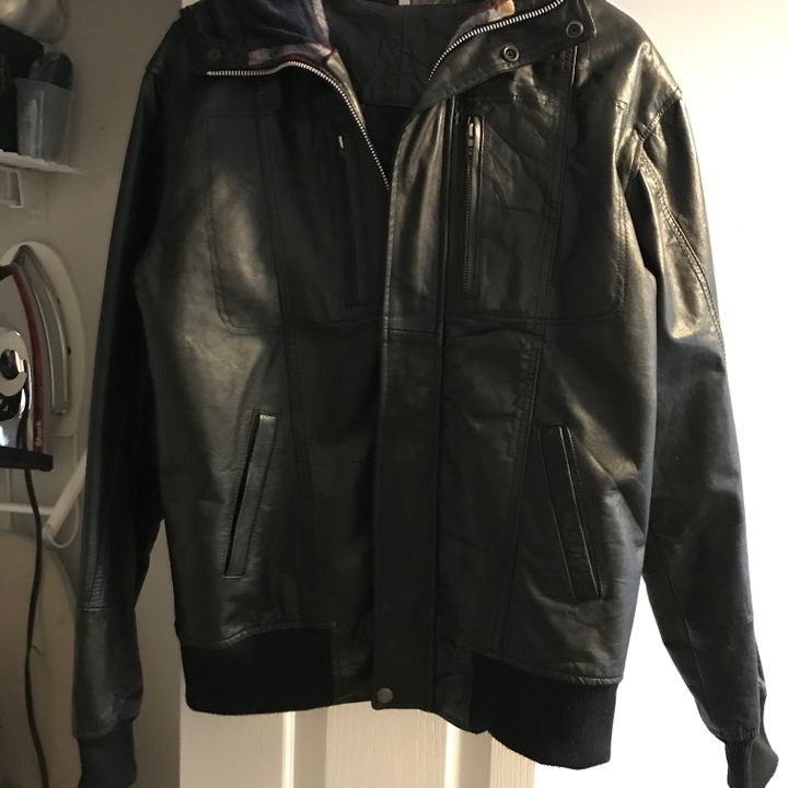 unknown Leather Riders Jacket Size 42-