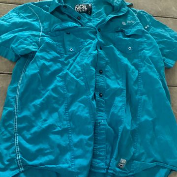 NOLZE78 - Button down shirts (Blue, Turquiose)