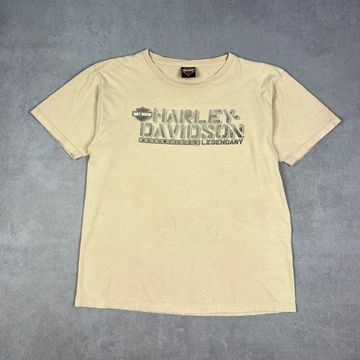 Harley Davidson  - Short sleeved T-shirts (Beige)