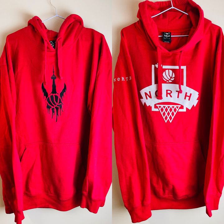 North sale raptors hoodie