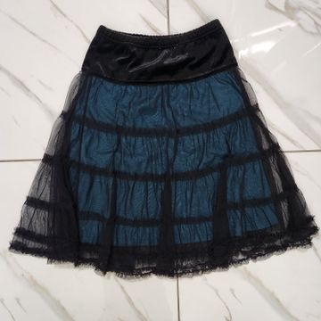 George - Midi-skirts (Black, Turquiose)