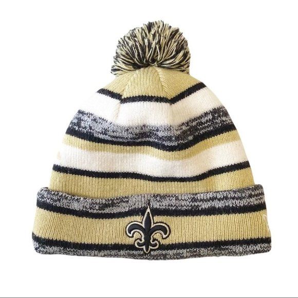 New Orleans Saints Knit Hat, Beanies, Knitted Hat