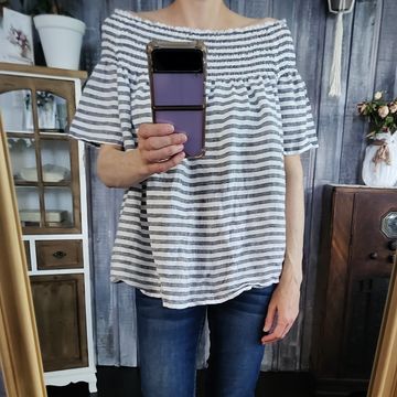California - Off-the-shoulder tops (White, Grey)