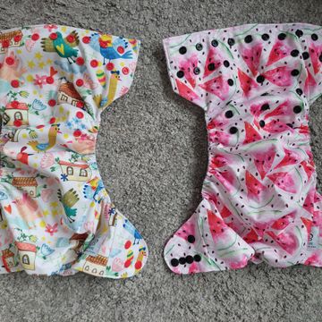Mme and Co - Diapers and nappies (Blue, Green, Pink)