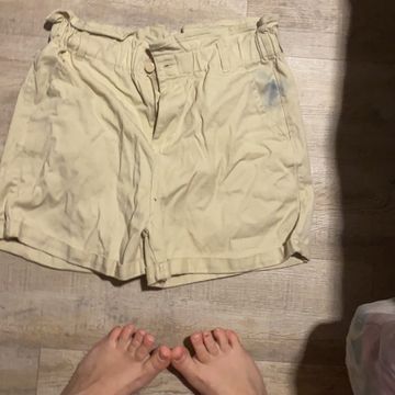 arden uwu - Jean shorts (Beige)