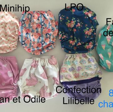 Minihip, LPO, milan et Odile - Diapers and nappies