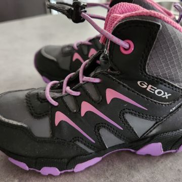 Geox - Chaussures de sport (Noir, Mauve)