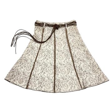 Daniel Laurent - Midi-skirts (White, Brown)