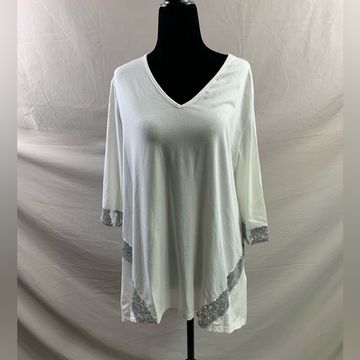 Unbranded - Short sleeved tops (White, Silver)