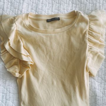 Zara  - Short sleeved tops (Yellow)