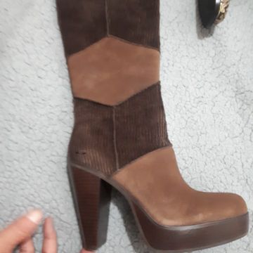 Designer - Knee length boots (Brown)