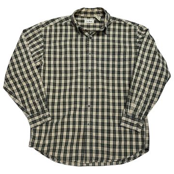 L.L.Bean - Button down shirts (Green, Beige)