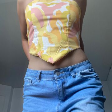No name - Off-the-shoulder tops (Yellow, Orange, Pink)