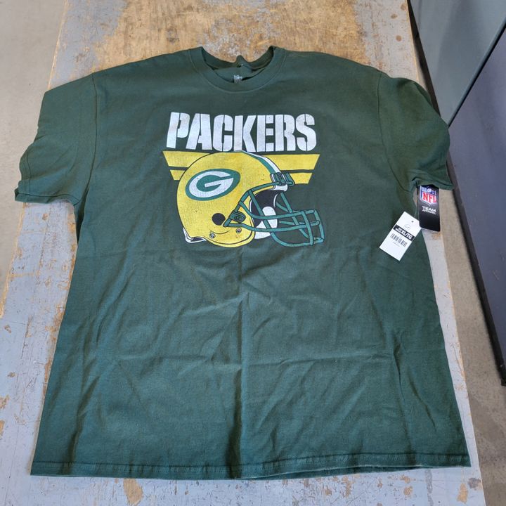 Green Bay Packers grey t shirt size XL