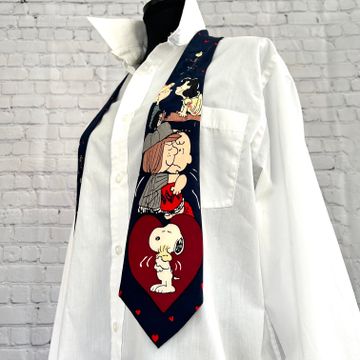 Vintage America - Cravates & pochettes (Bleu, Rouge)