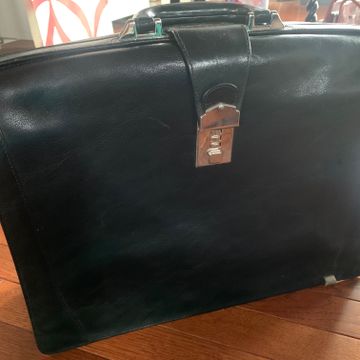 Italian learher - Laptop bags (Black)