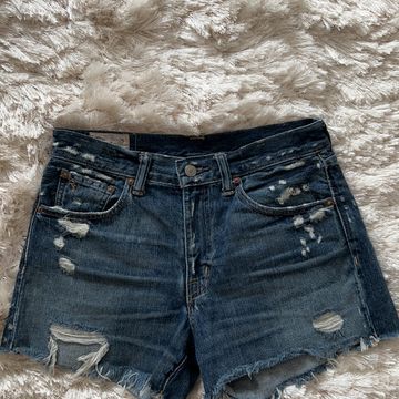 Polo Ralph Lauren - Shorts en jean (Bleu)