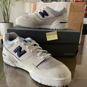 New Balance - Sneakers (White, Black, Blue)