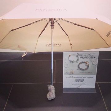 Pandora  - Umbrellas (Pink, Beige)