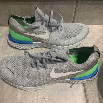 Epic react flyknit outlet wolf grey lime blast