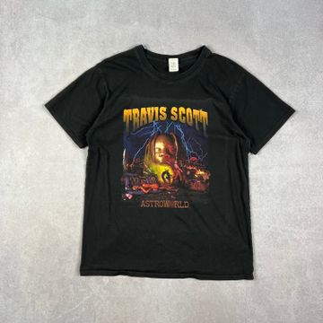 Travis Scott  - Short sleeved T-shirts (Black)