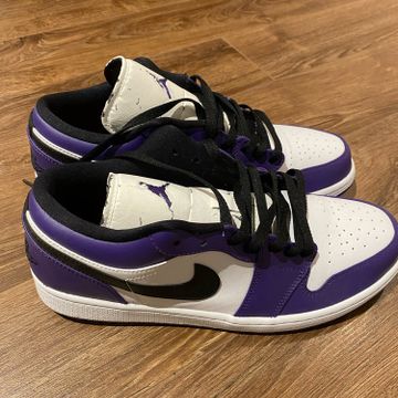 Jordan  - Sneakers (White, Black, Purple)